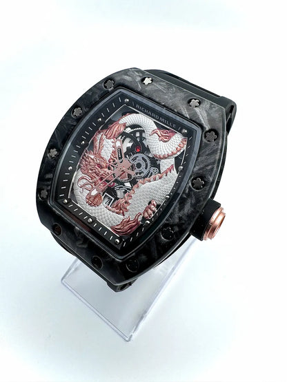 RELOJ RM™ DRAGON ZAFIRO | PULSO GRADUABLE Y CALENDARIO