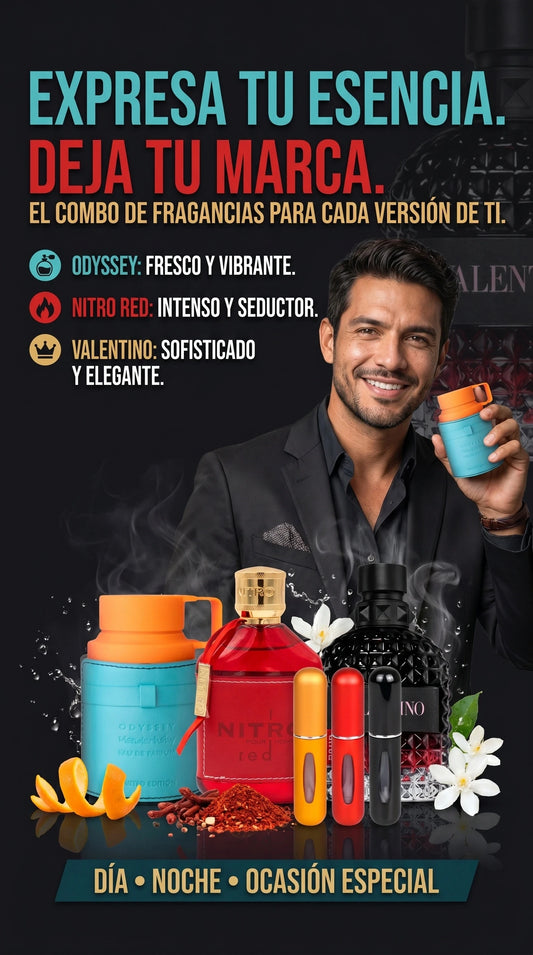 Combo irresistible + 3 perfumeros de obsequio